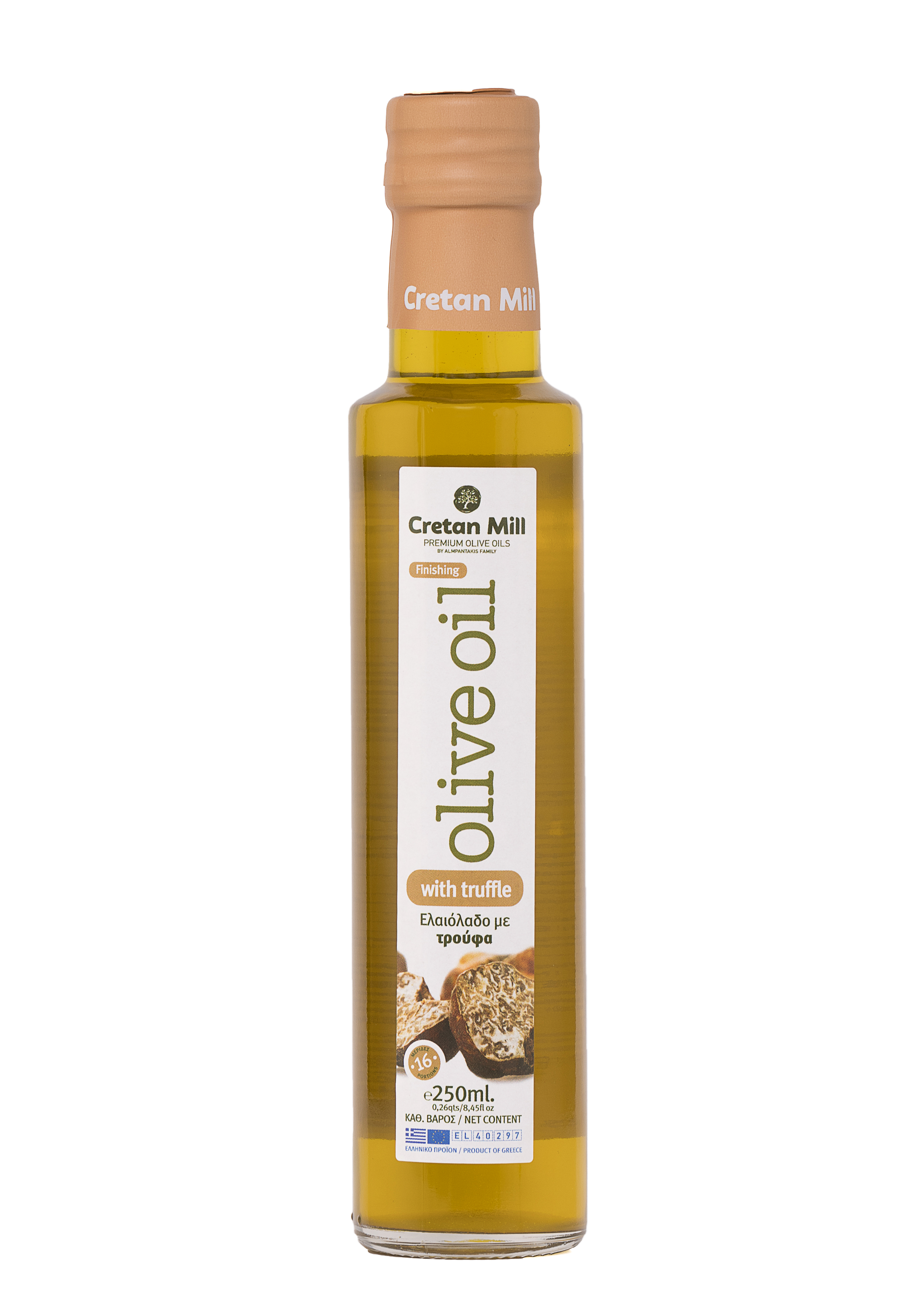 Aromatisches Olivenöl mit Trüffel 250ml