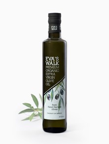 Eva's Walk Bio Organic Extra Natives Olivenöl, 250 ml, in einer Dorica-Glasflasche