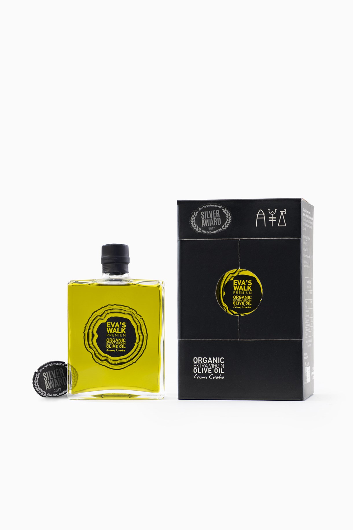 Eva's Walk Bio-Extra Natives Olivenöl, 200 ml, in einer Luxus-Flasche